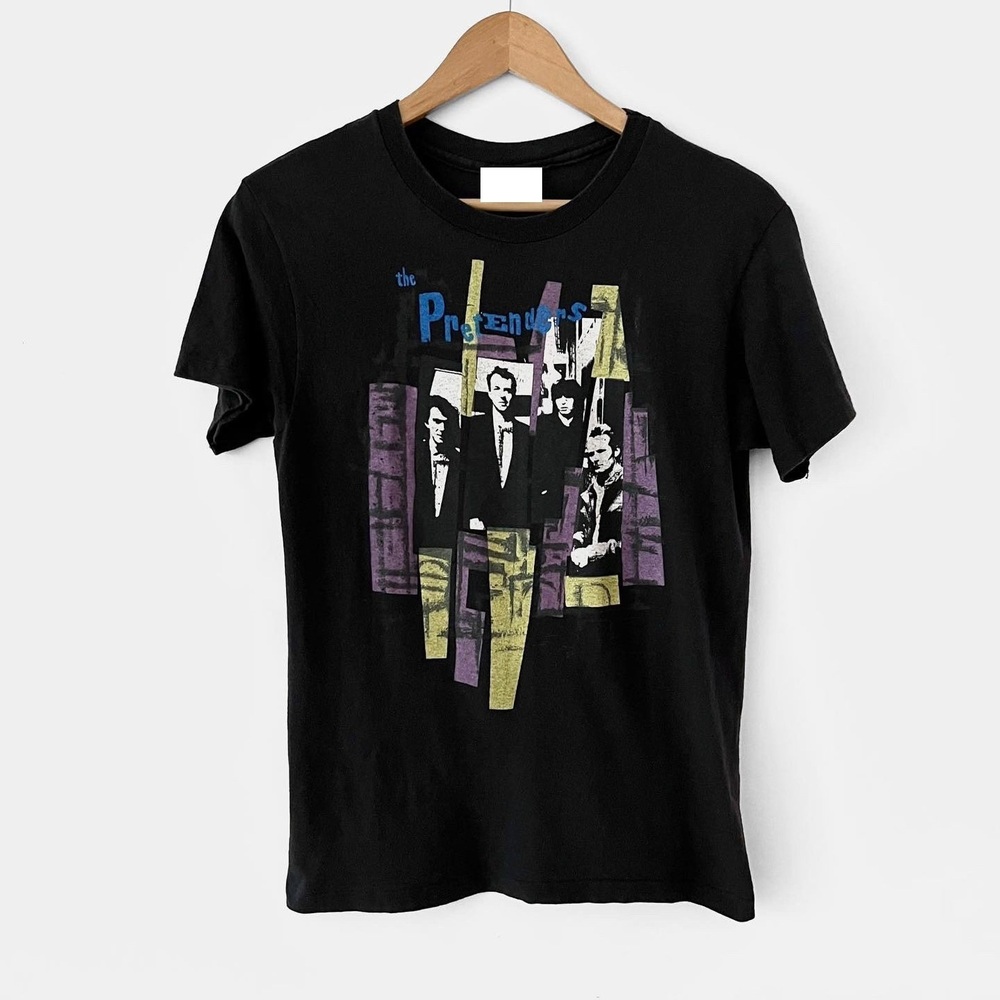 1980s Pretenders Tour Band Rock Tee Shirt 80s